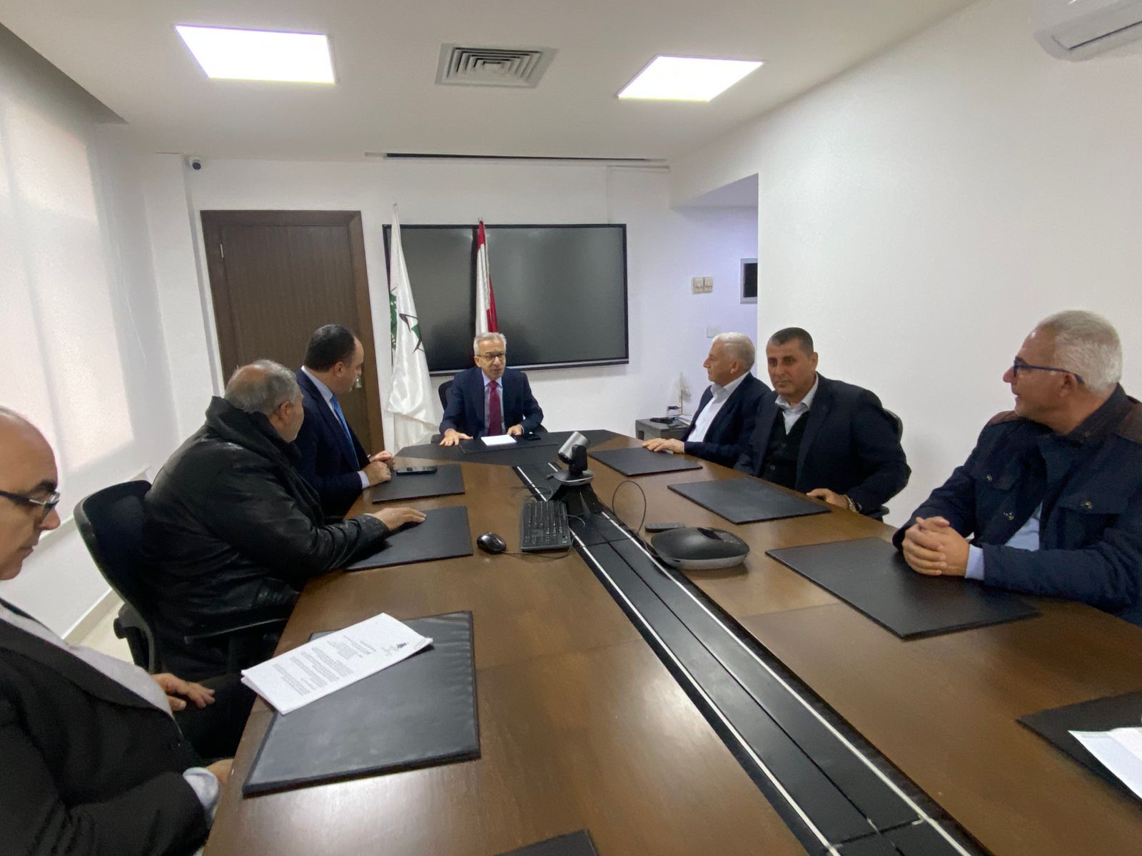 البساط التقى وفداً من مزارعي عكار والنائب جيمي جبور